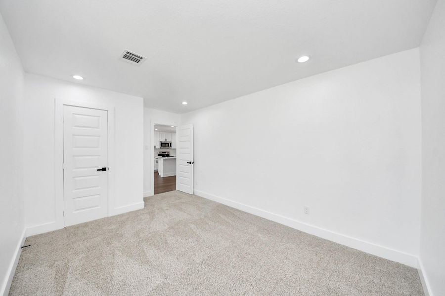 First room off dinning area could double as office.