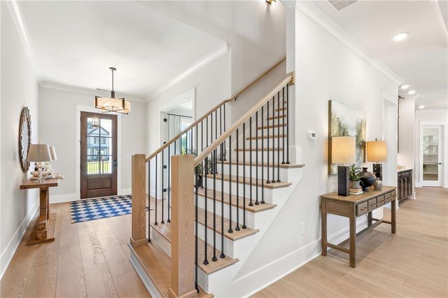 Furnished interior view inside a new home in , Marietta (Image 11).