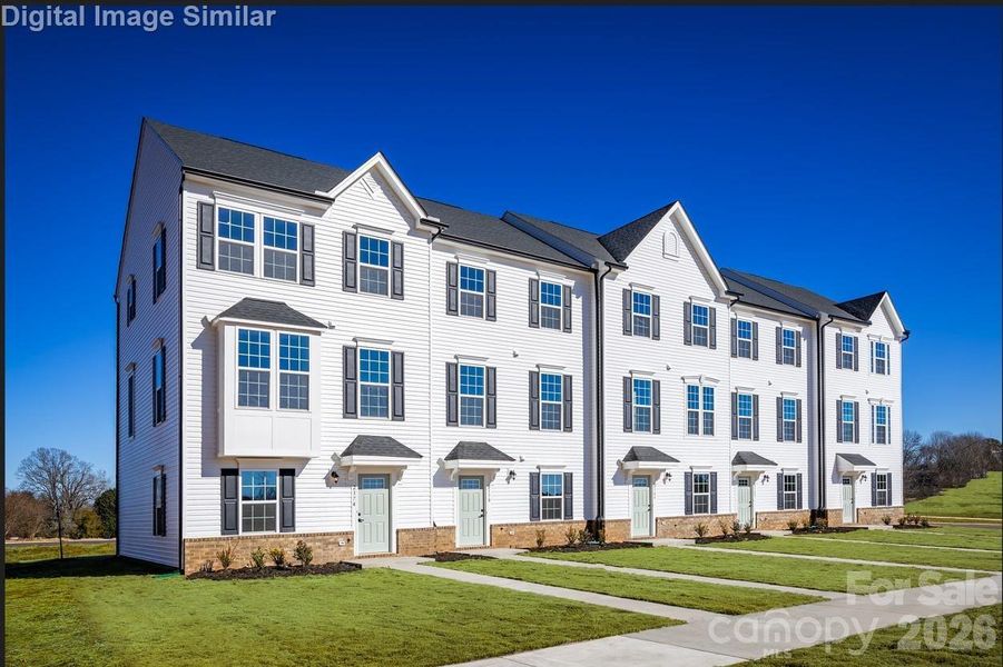 Beethoven E - Elevations vary. To be built.  Illustrative purposes only.