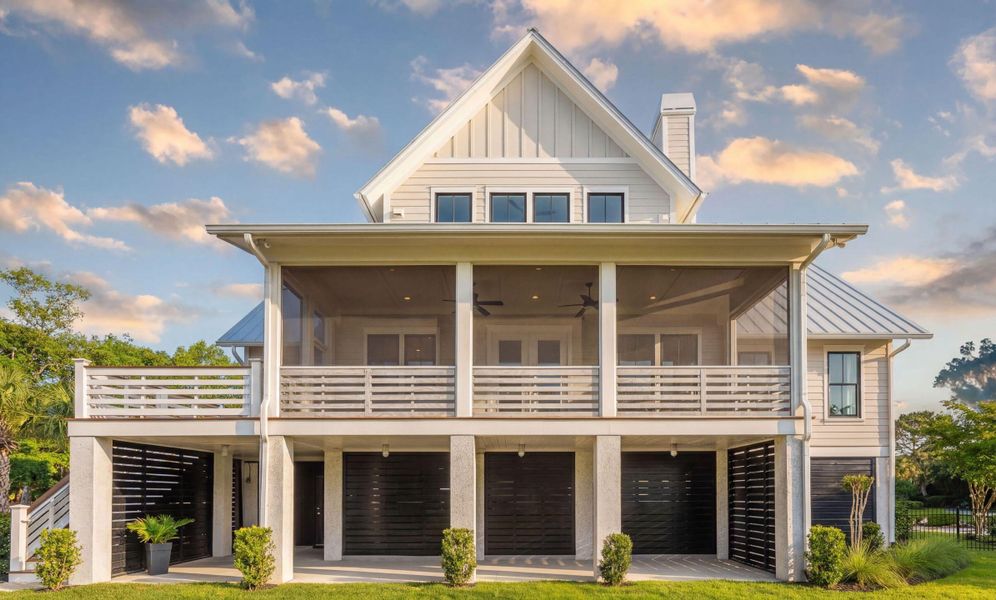 Front exterior of a new home in , Johns Island, SC, highlighting curb appeal (Image 1). Front exterior of a new home in , Johns Island, SC, highlighting curb appeal (Image 1).