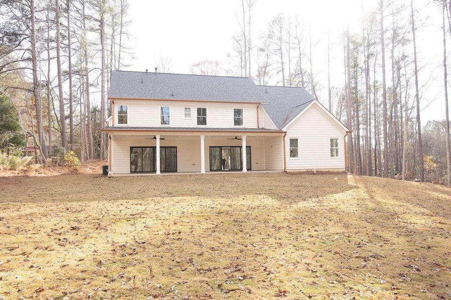 Exterior details and patio area of a home in , Atlanta (Image 32).