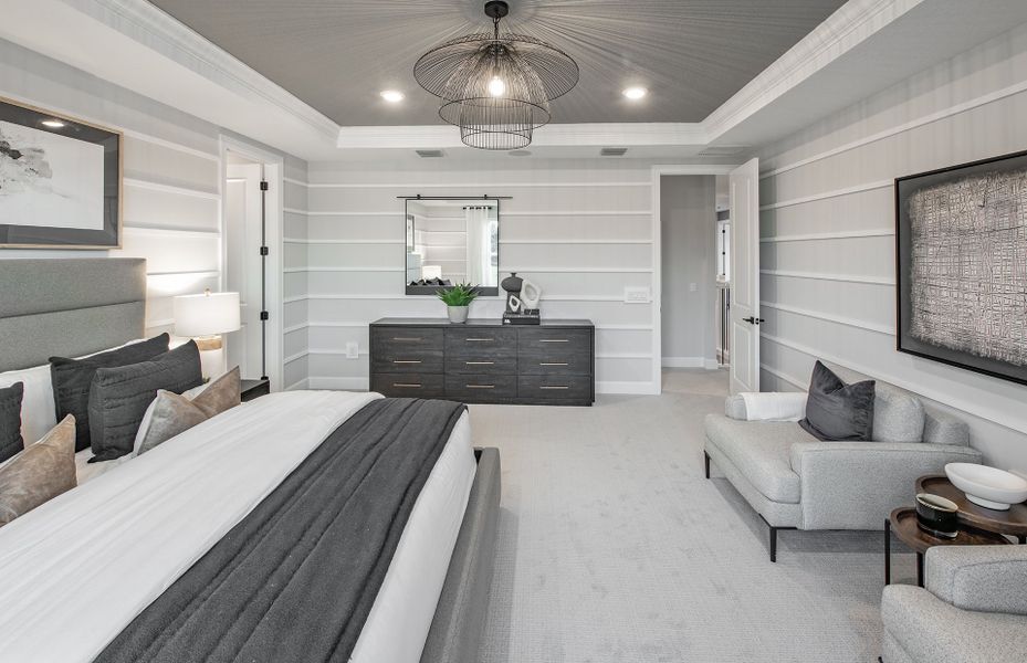 Representative furnished interior of a home built from the Norwood by Pulte Homes in Bleckley Station, Ball Ground (Image 10).
