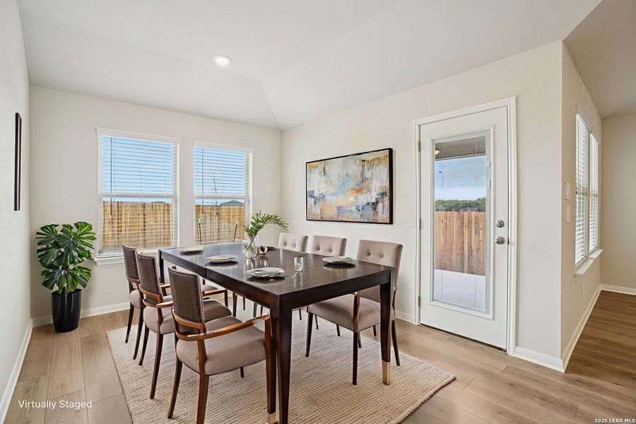 Furnished interior view inside a new home in Legendary Trails - Premier Series, Cibolo (Image 8).