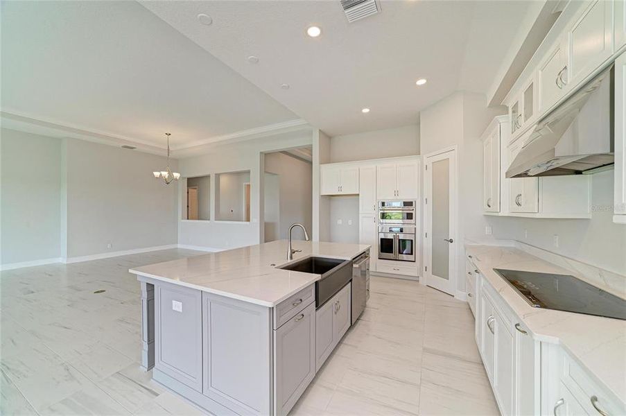 Furnished interior view inside a new home in Mirada, San Antonio (Image 12).