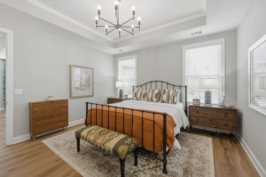 Furnished interior view inside a new home in , Hoschton (Image 7).