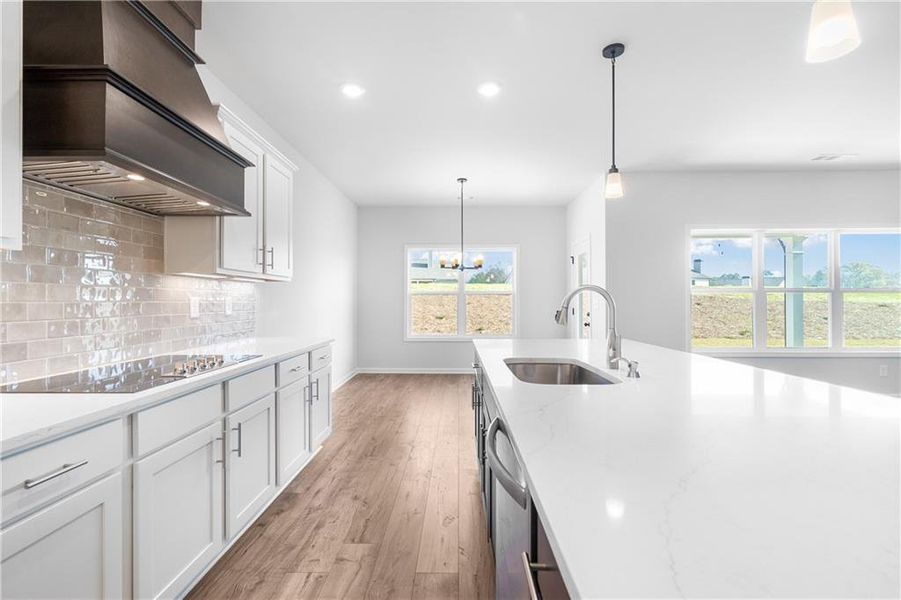 Furnished interior view inside a new home in , Eatonton (Image 16).