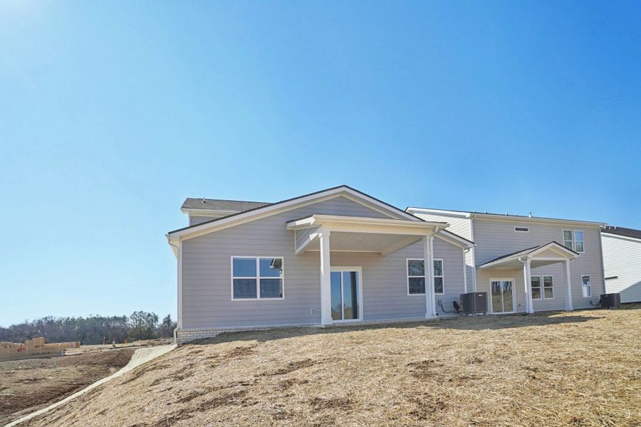 Exterior details and patio area of a home in Ascent at Arbor Ridge, La Vergne (Image 24).