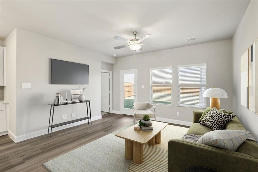 Photo is not of the actual home, but is an inspirational photo of builder’s model home and may depict options, furnishings, and/or decorator features that are not included.