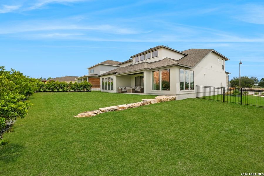 Exterior details and patio area of a home in Esperanza, Boerne (Image 3).