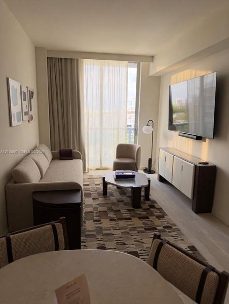 Furnished interior view inside a new home in , Miami (Image 5).