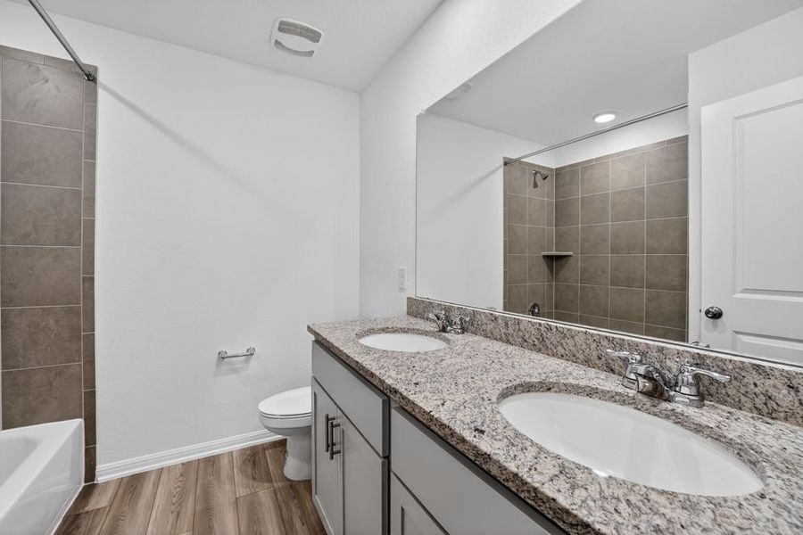 Furnished interior view inside a new home in Lisso, Pflugerville (Image 8).