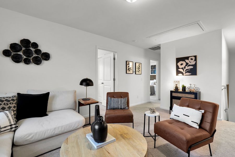 Representative furnished interior of a home built from the Meriwether - Genesis Value Collection by Mungo Homes in Bluefield, Lexington (Image 9).