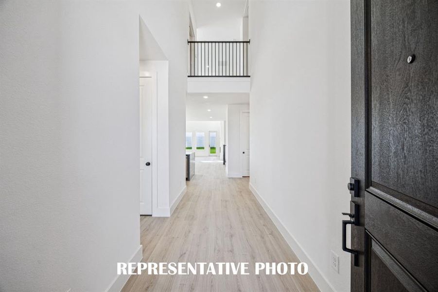 Featuring site lines from the entry through to the rear of the home, our Percy plan offers a wonderful family oriented floor plan. REPRESENTATIVE PHOTO