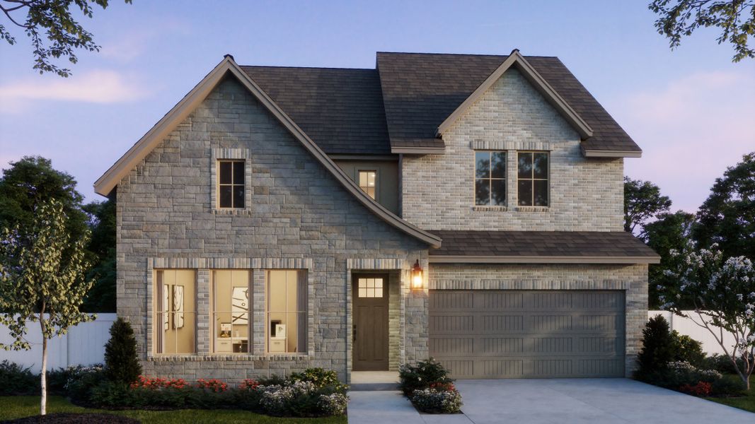 Representative exterior photo of a completed home built from the Sophie by Normandy Homes in Rainwater Crossing, Celina, TX (Image 20).