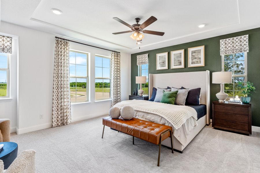 Representative furnished interior of a home built from the Richland by Beazer Homes in Goodland, Midlothian (Image 5).