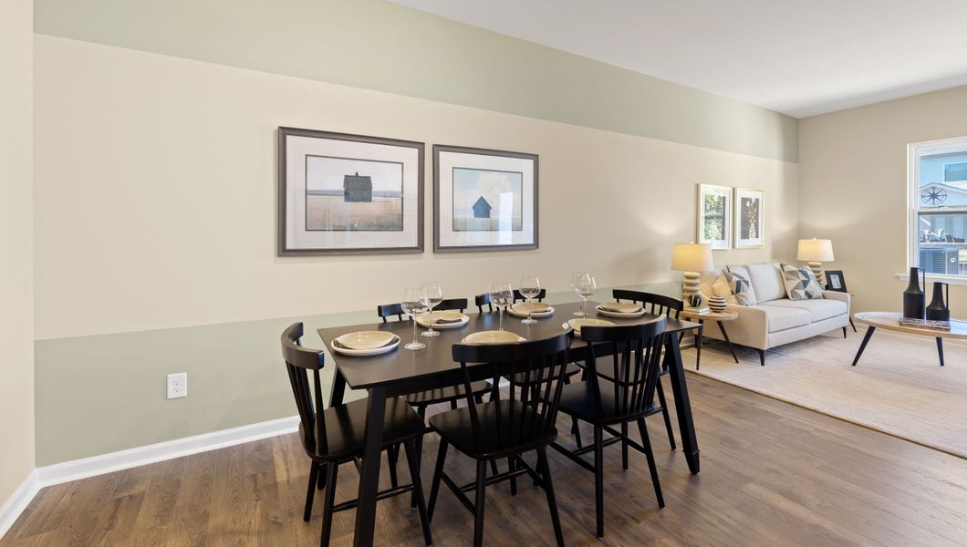 Furnished interior view inside a new home in Covington Village, Greer (Image 18).