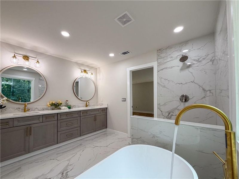 Furnished interior view inside a new home in , Norcross (Image 20).