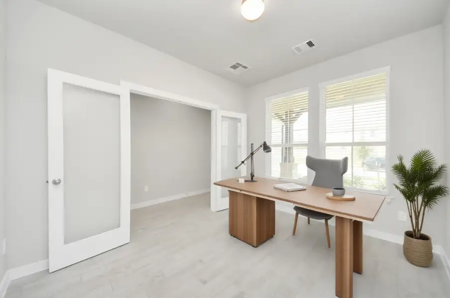 Virtually Staged - Home office. Virtually Staged - Home office.