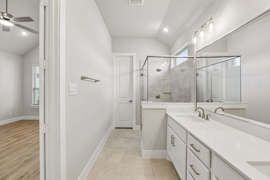 Furnished interior view inside a new home in Painted Tree Woodland West, McKinney (Image 11).