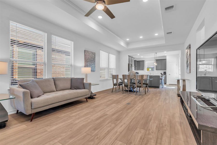 Furnished interior view inside a new home in , Fulshear (Image 9).