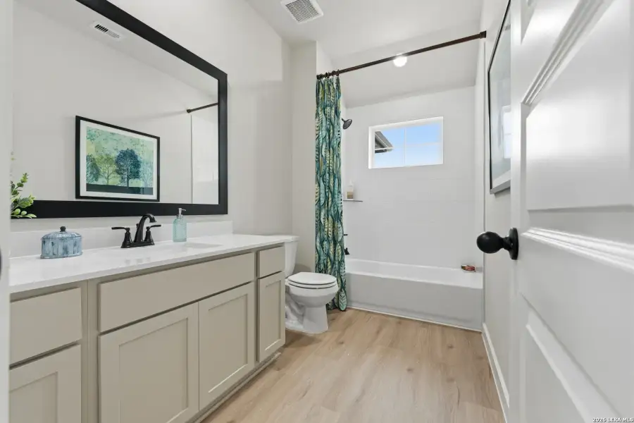 Furnished interior view inside a new home in Timber Creek, San Antonio (Image 14).