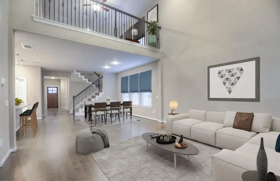 MODEL HOME images may NOT be consistent with the finished product.