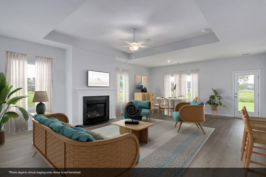 Furnished interior view inside a new home in Garden Grove, Conway (Image 7).