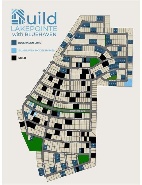 LakePointe Lot Map