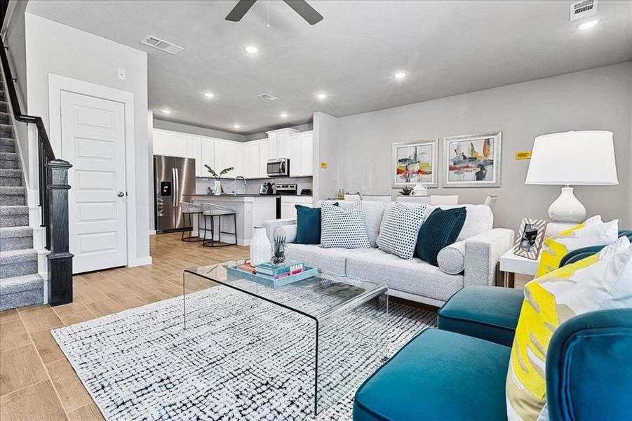Furnished interior view inside a new home in Heartland Townhomes, Heartland (Image 23).