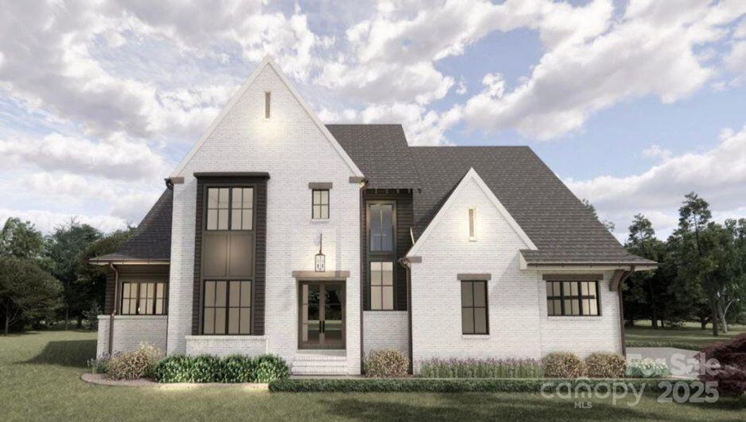 Front exterior of a new home in , Davidson, NC, highlighting curb appeal (Image 1). Front exterior of a new home in , Davidson, NC, highlighting curb appeal (Image 1).