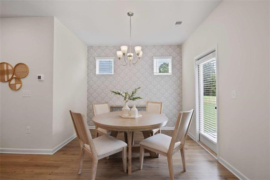 Furnished interior view inside a new home in Walden Park - The Retreat, Jonesboro (Image 14).