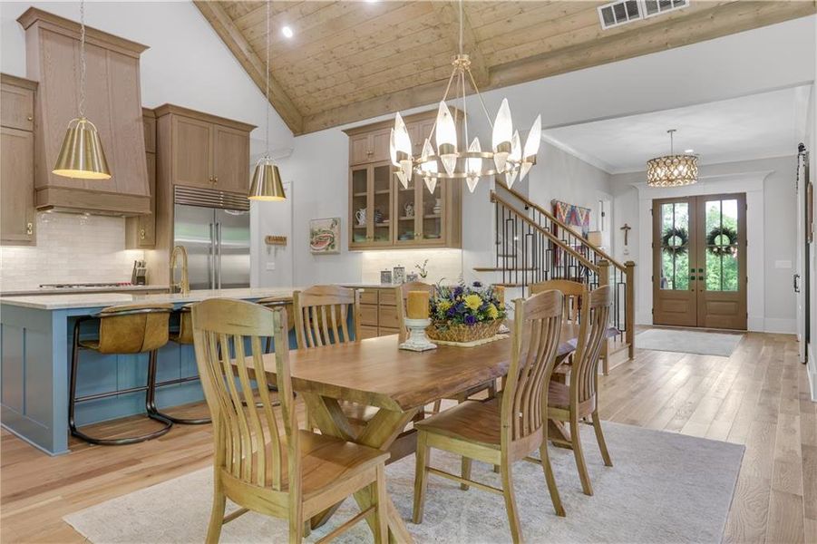 Furnished interior view inside a new home in , Dahlonega (Image 11).