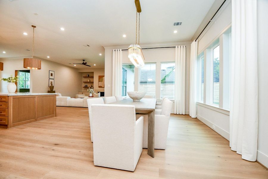 Furnished interior view inside a new home in , Houston (Image 46).