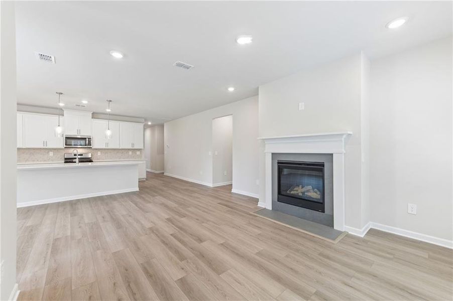 Spacious, unfurnished interior of a new home in Parkside at Grayson, Grayson (Image 32).