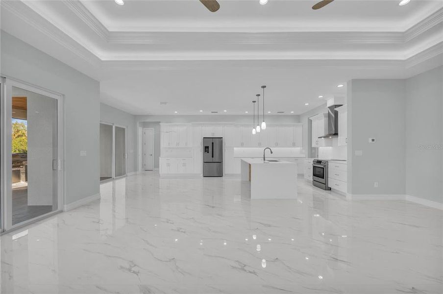 Spacious, unfurnished interior of a new home in , Port Charlotte (Image 44).