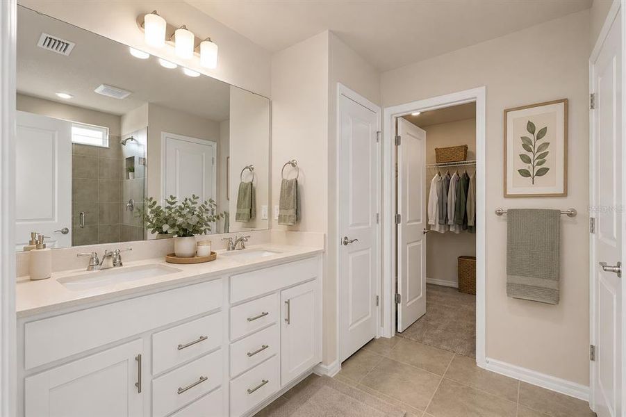 Furnished interior view inside a new home in EverBe, Orlando (Image 14). Furnished interior view inside a new home in EverBe, Orlando (Image 14).
