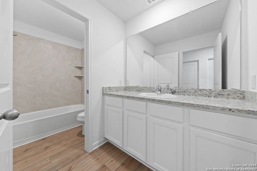 Furnished interior view inside a new home in , San Antonio (Image 3). Furnished interior view inside a new home in , San Antonio (Image 3).