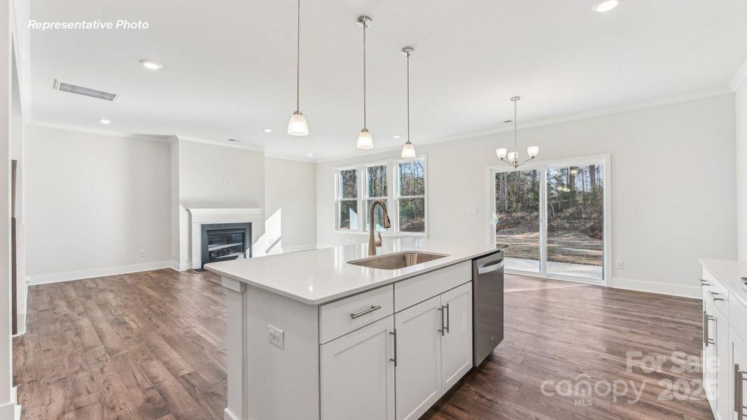 Furnished interior view inside a new home in Westport, York (Image 4).