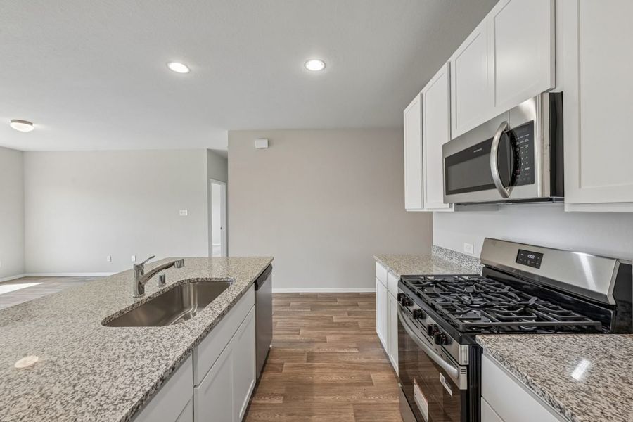 Furnished interior view inside a new home in Harrington Trails, New Caney (Image 11).