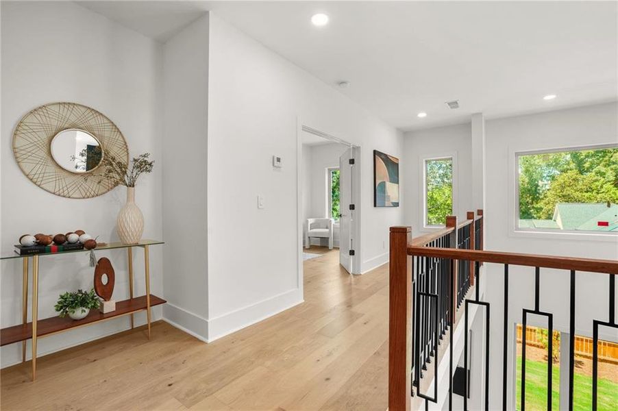 Furnished interior view inside a new home in , Atlanta (Image 17).