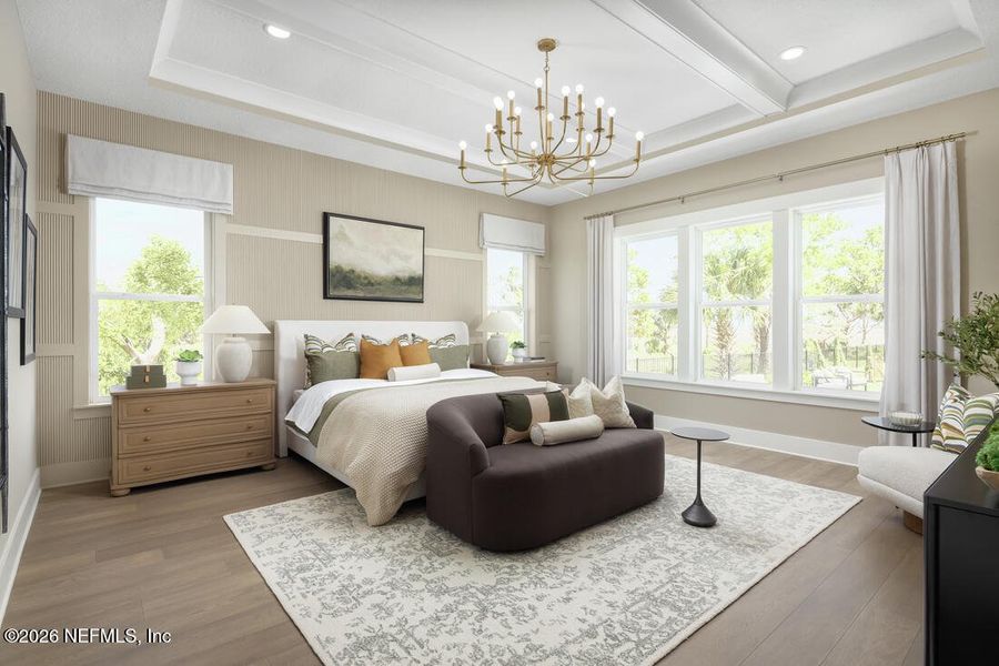 Furnished interior view inside a new home in , St. Augustine (Image 7).