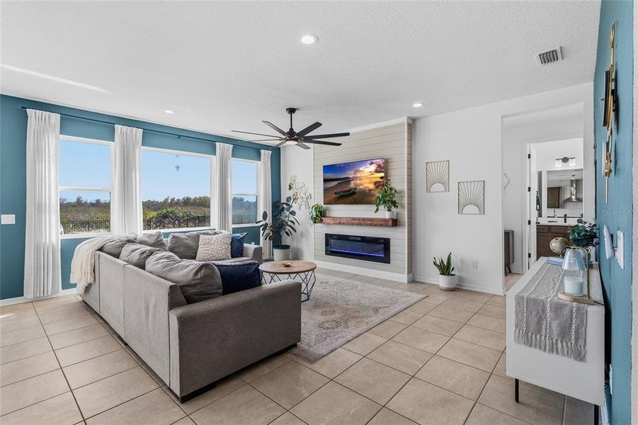 Furnished interior view inside a new home in Isles at Bayview, Parrish (Image 19).