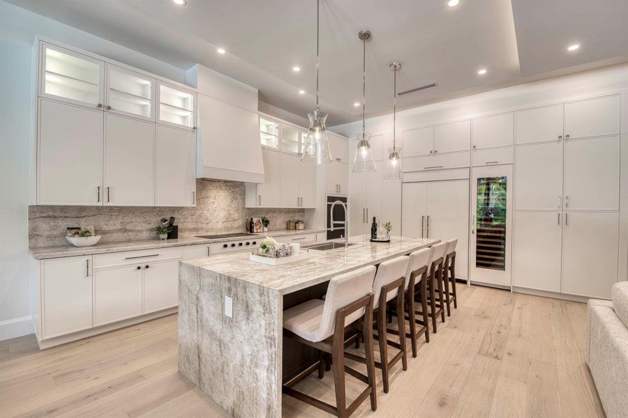 Furnished interior view inside a new home in , Palm Beach Gardens (Image 42).