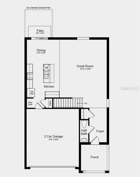 2D floor plan layout of this home in Solena, North Fort Myers, FL (Image 3). 2D floor plan layout of this home in Solena, North Fort Myers, FL (Image 3).
