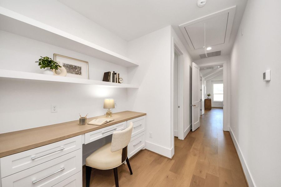 Furnished interior view inside a new home in , Houston (Image 13).