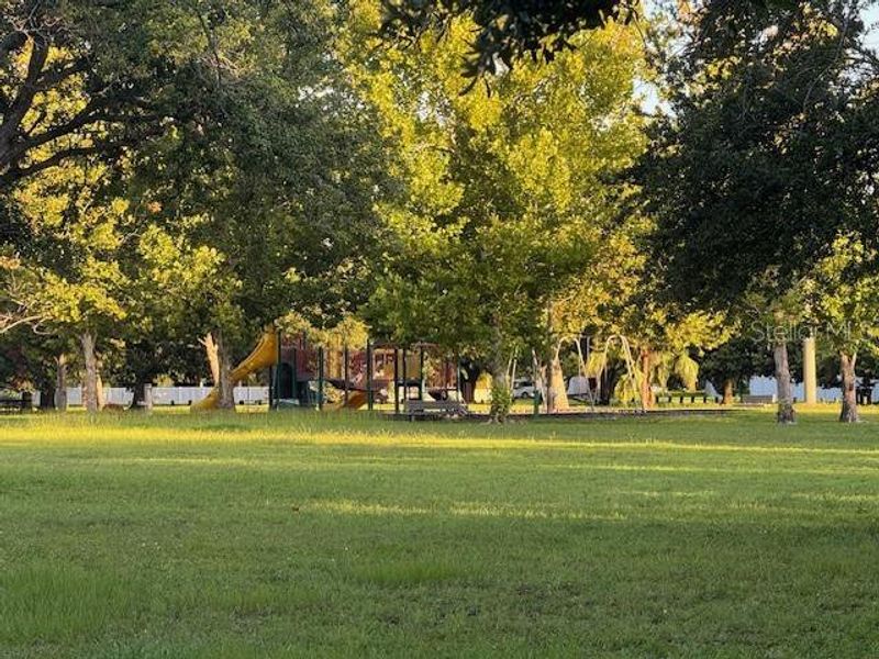 Plymouth Park down the street from the property