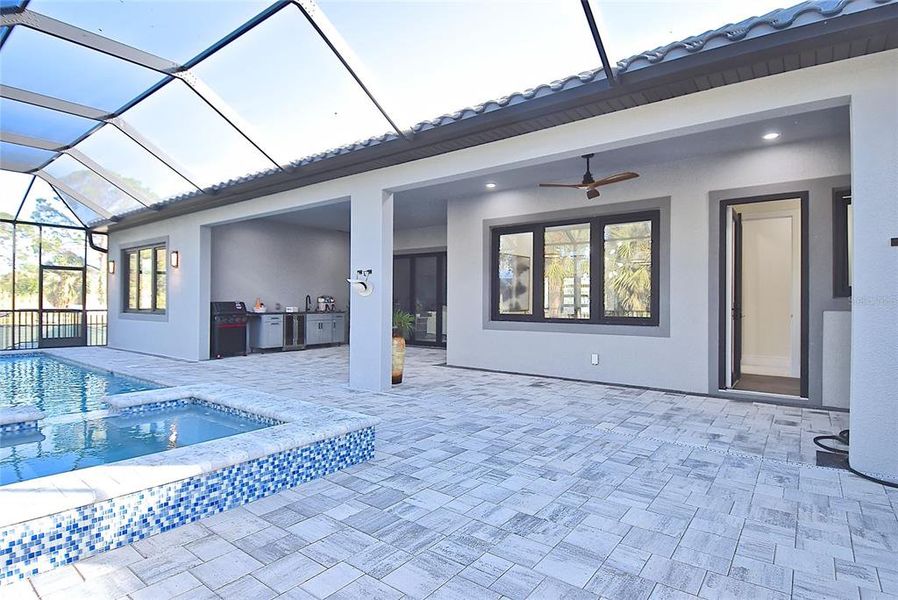 Exterior details and patio area of a home in , Nokomis (Image 36).