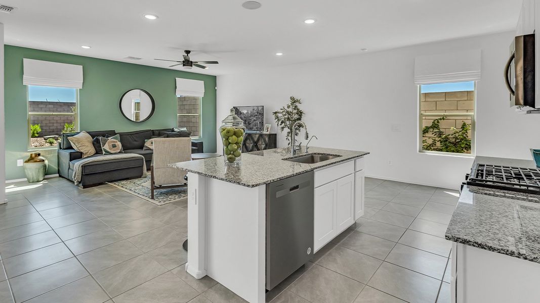 Furnished interior view inside a new home in Blackhawk, Tucson (Image 18).