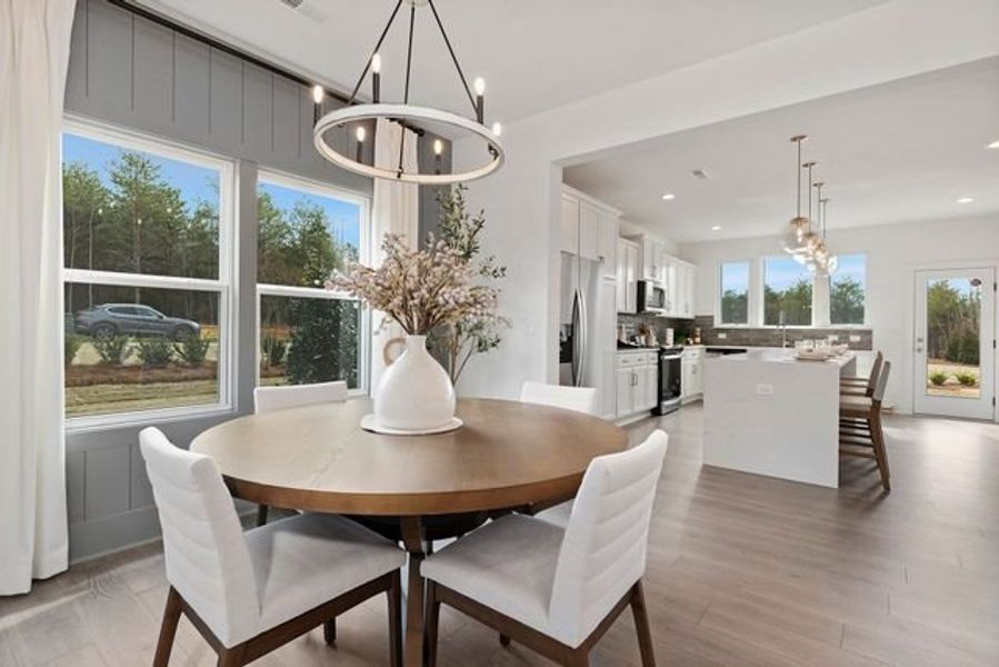 Representative furnished interior of a home built from the Jasper by True Homes in Autumn Ridge, High Shoals (Image 5).