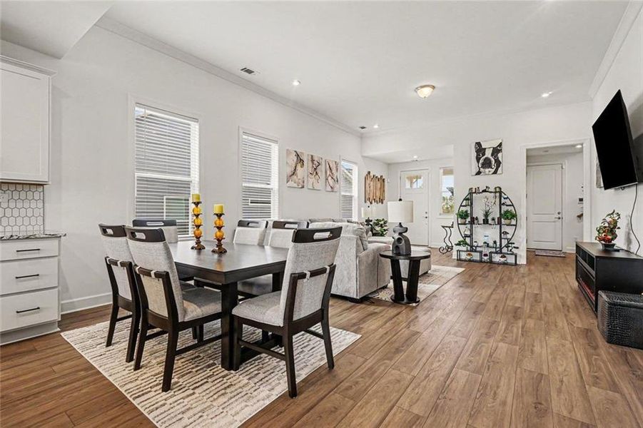 Furnished interior view inside a new home in , Hoschton (Image 27).